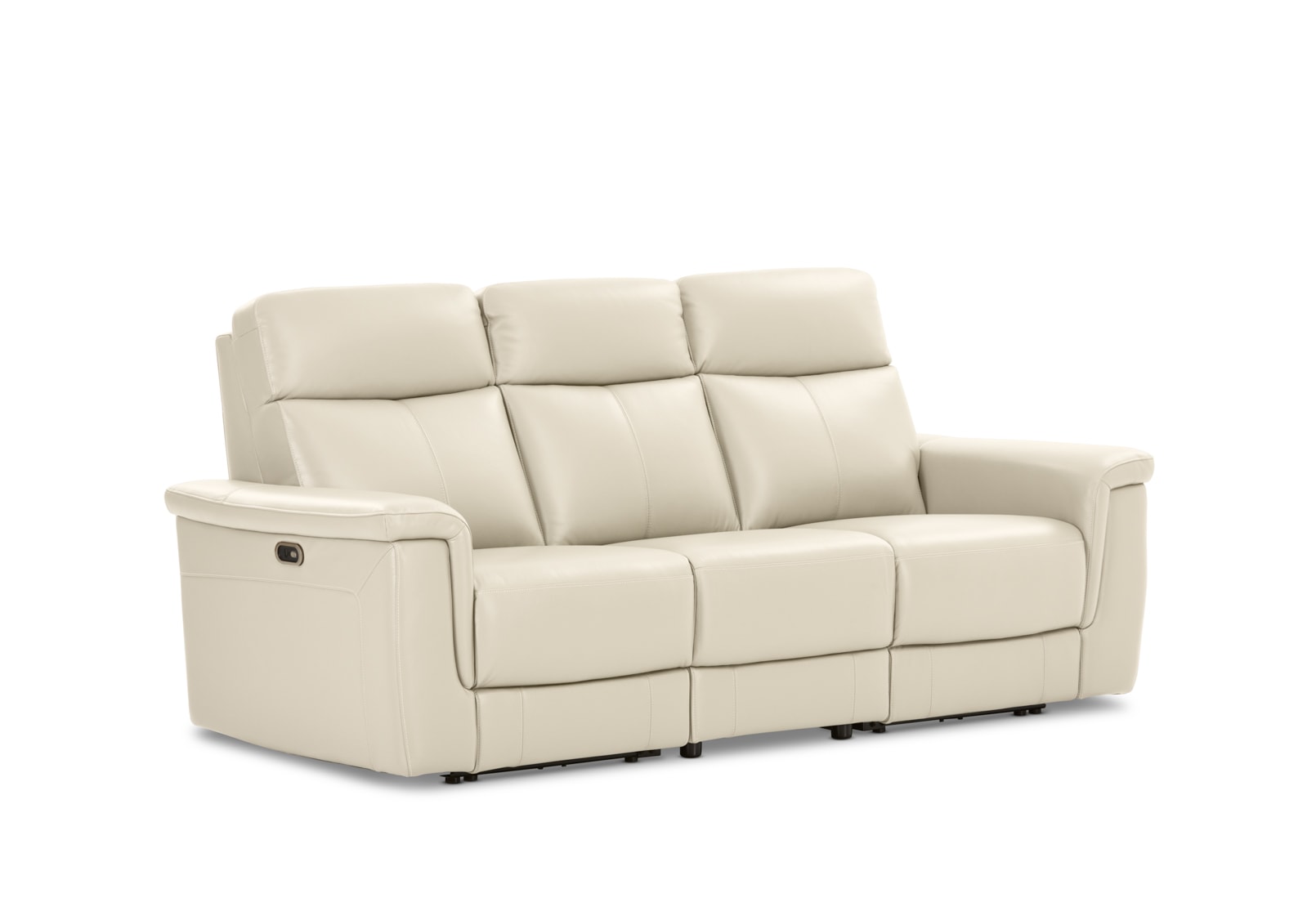 SERGIO LEATHER 3 Seater with 2 Inbuilt Electric Recliners – image 10 of 18
