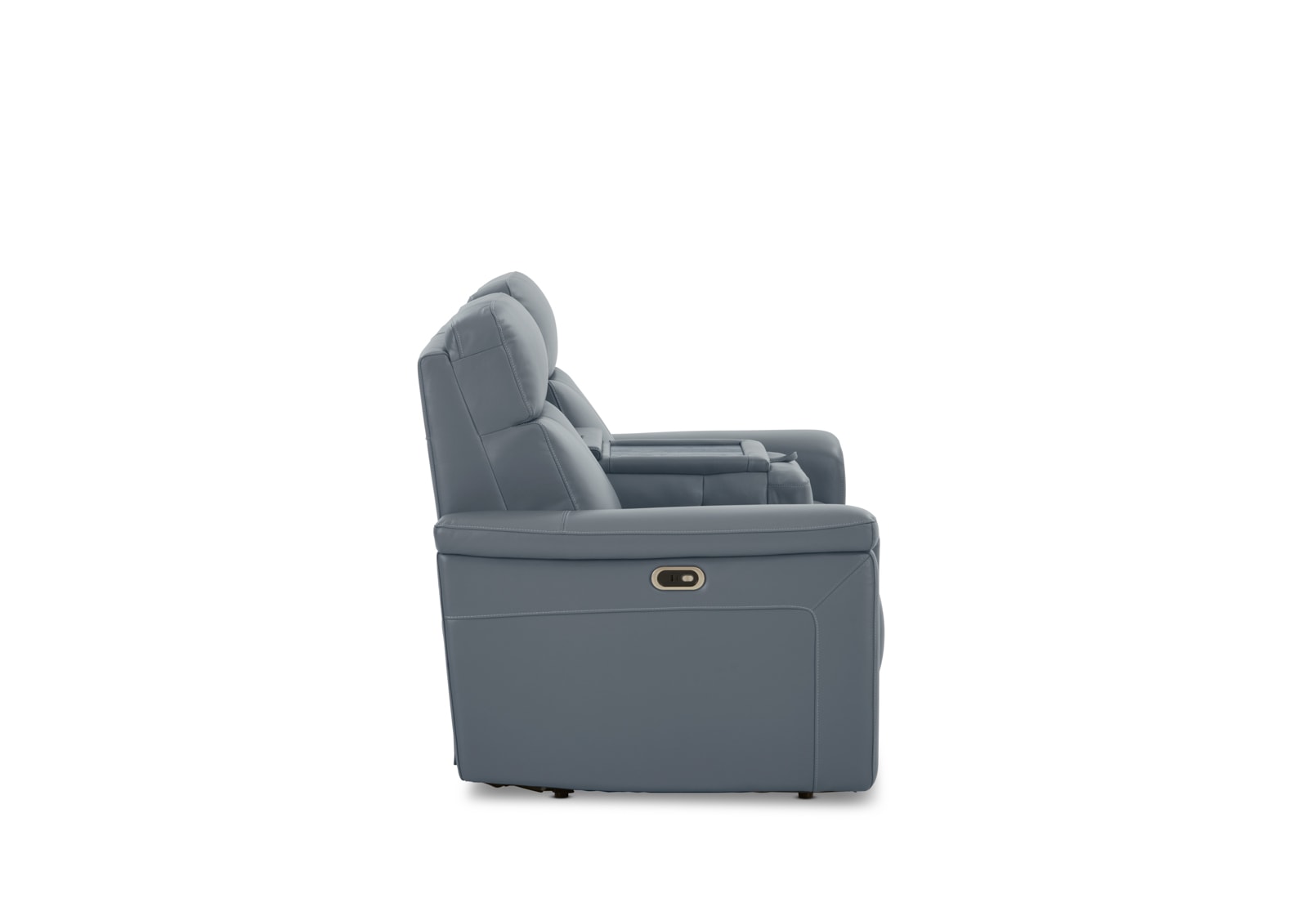 SERGIO LEATHER 3 Seater with 2 Inbuilt Electric Recliners – image 11 of 18