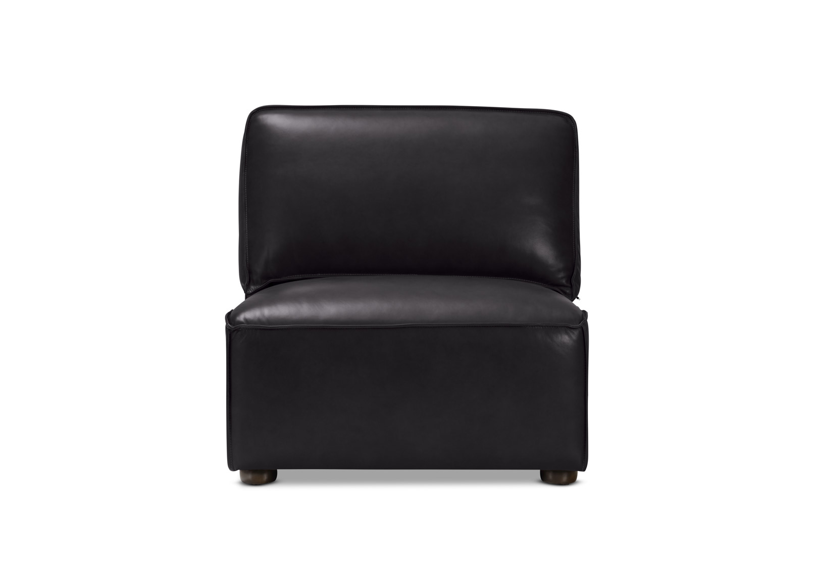 BARTELLE LEATHER Modular Armless Chair – image 1 of 6