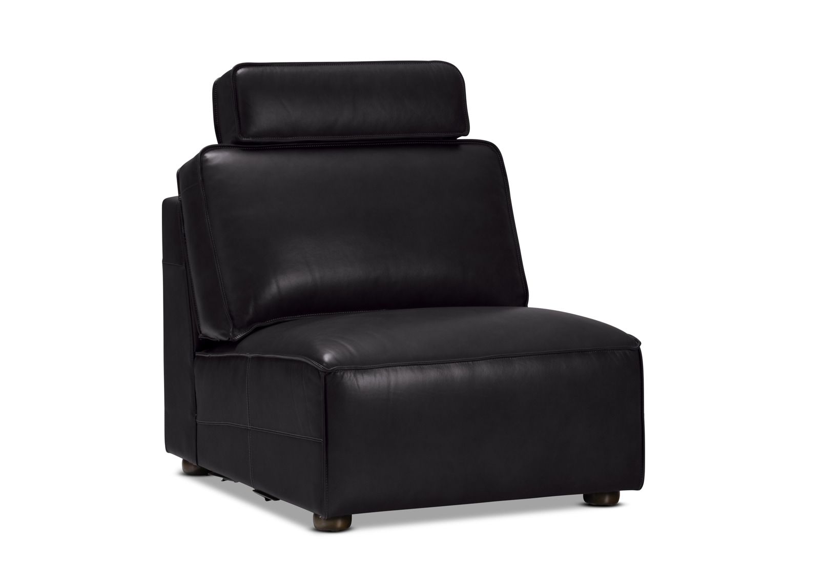 BARTELLE LEATHER Modular Armless Chair – image 5 of 6