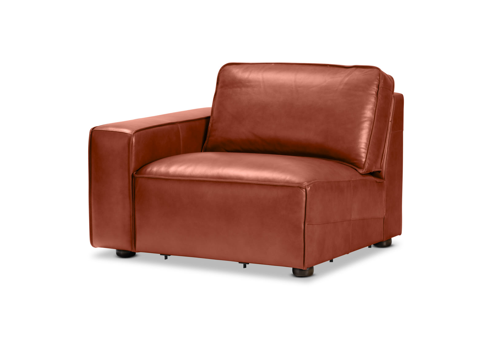 BARTELLE LEATHER Modular LHF Chair – image 3 of 6