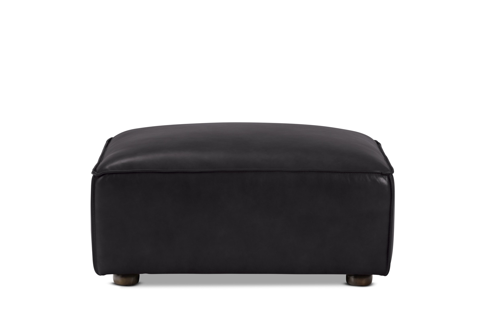 BARTELLE LEATHER Ottoman – image 1 of 3