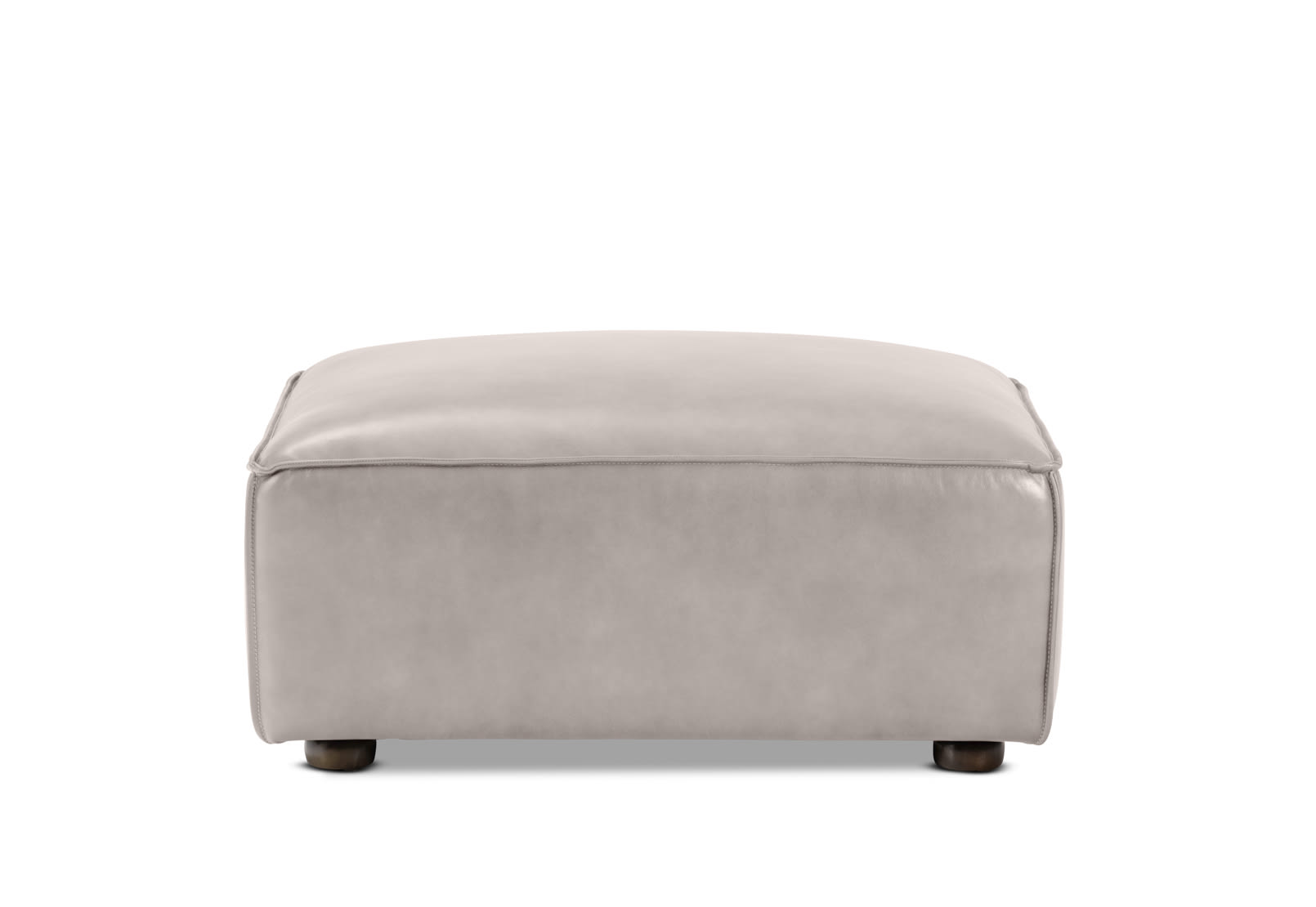BARTELLE LEATHER Ottoman – image 1 of 3