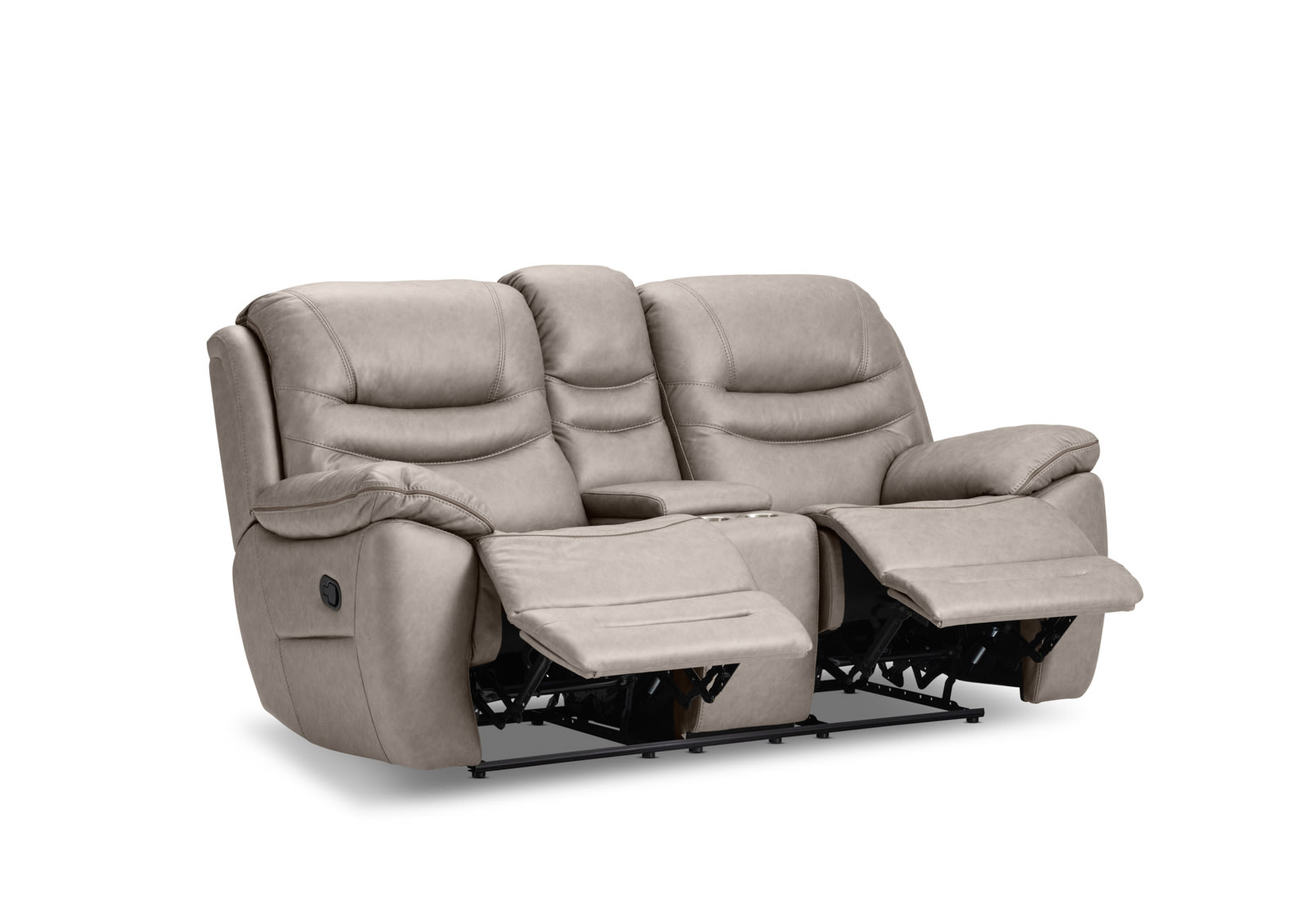 FEDERER FABRIC 2 Seater with inbuilt Recliners and Console – image 4 of 13