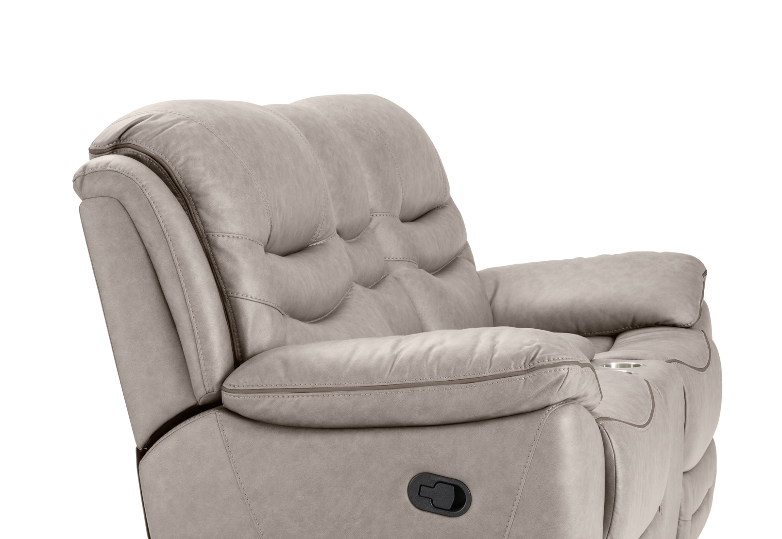 FEDERER FABRIC 2 Seater with inbuilt Recliners and Console – image 9 of 13