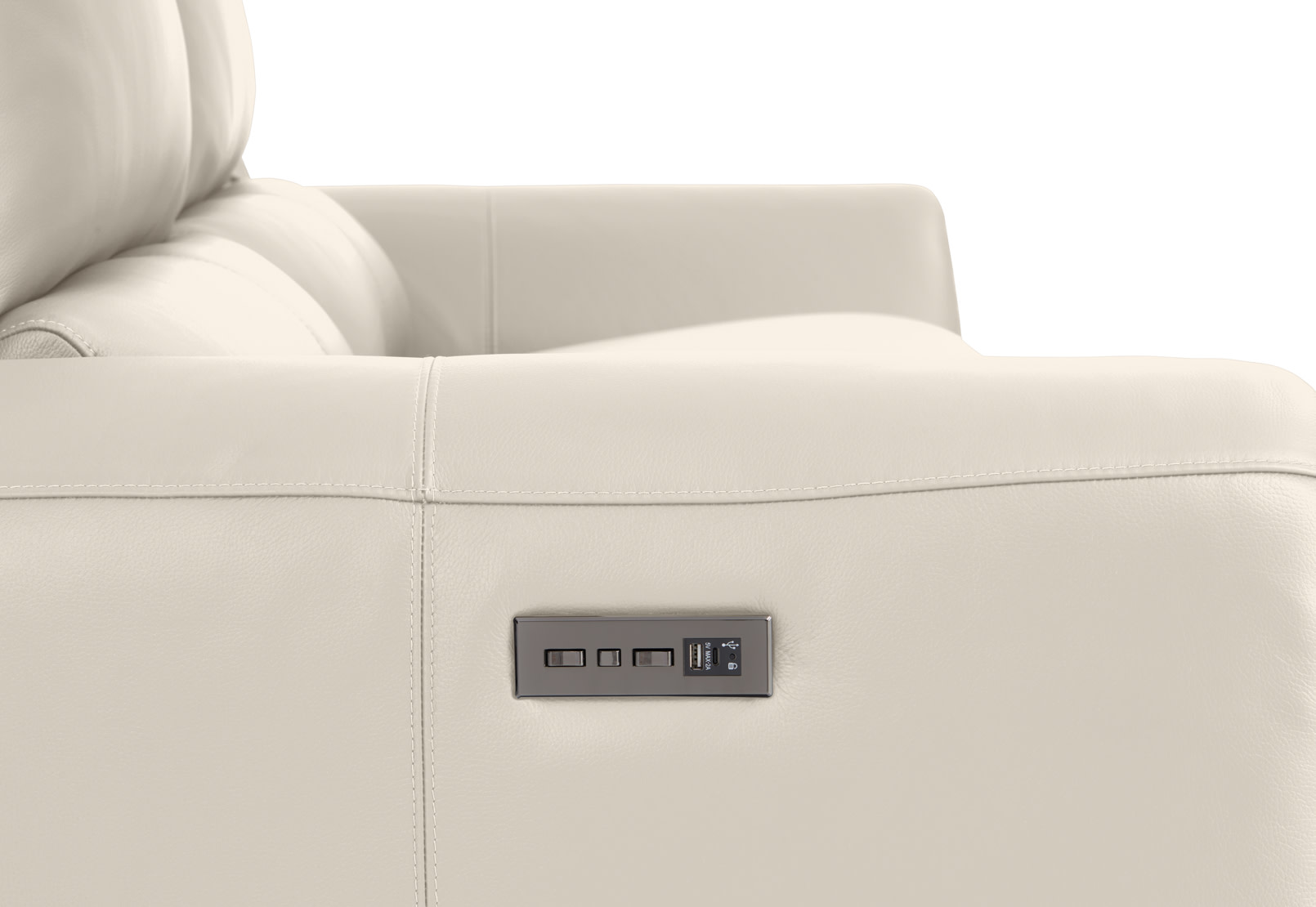 DOMINICO LEATHER 2.5 Seater Electric Recliners – image 7 of 12