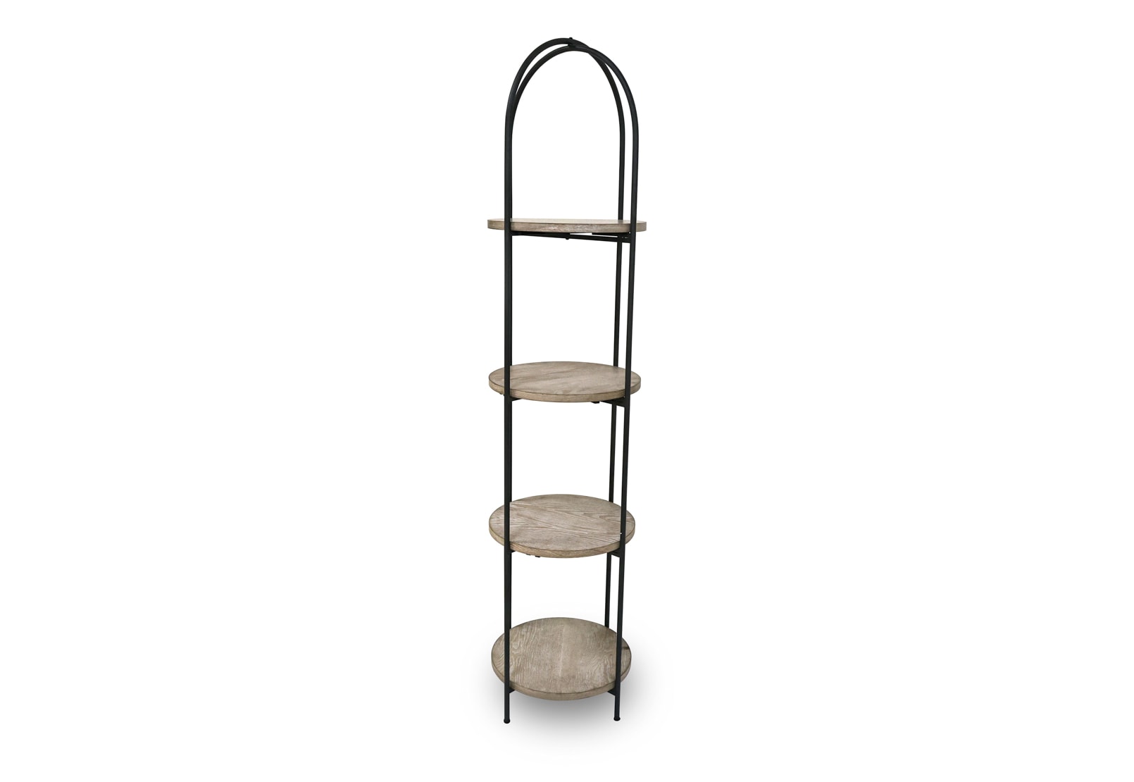 ADMIRABLE 4 Tier Round Bookcase – image 3 of 5