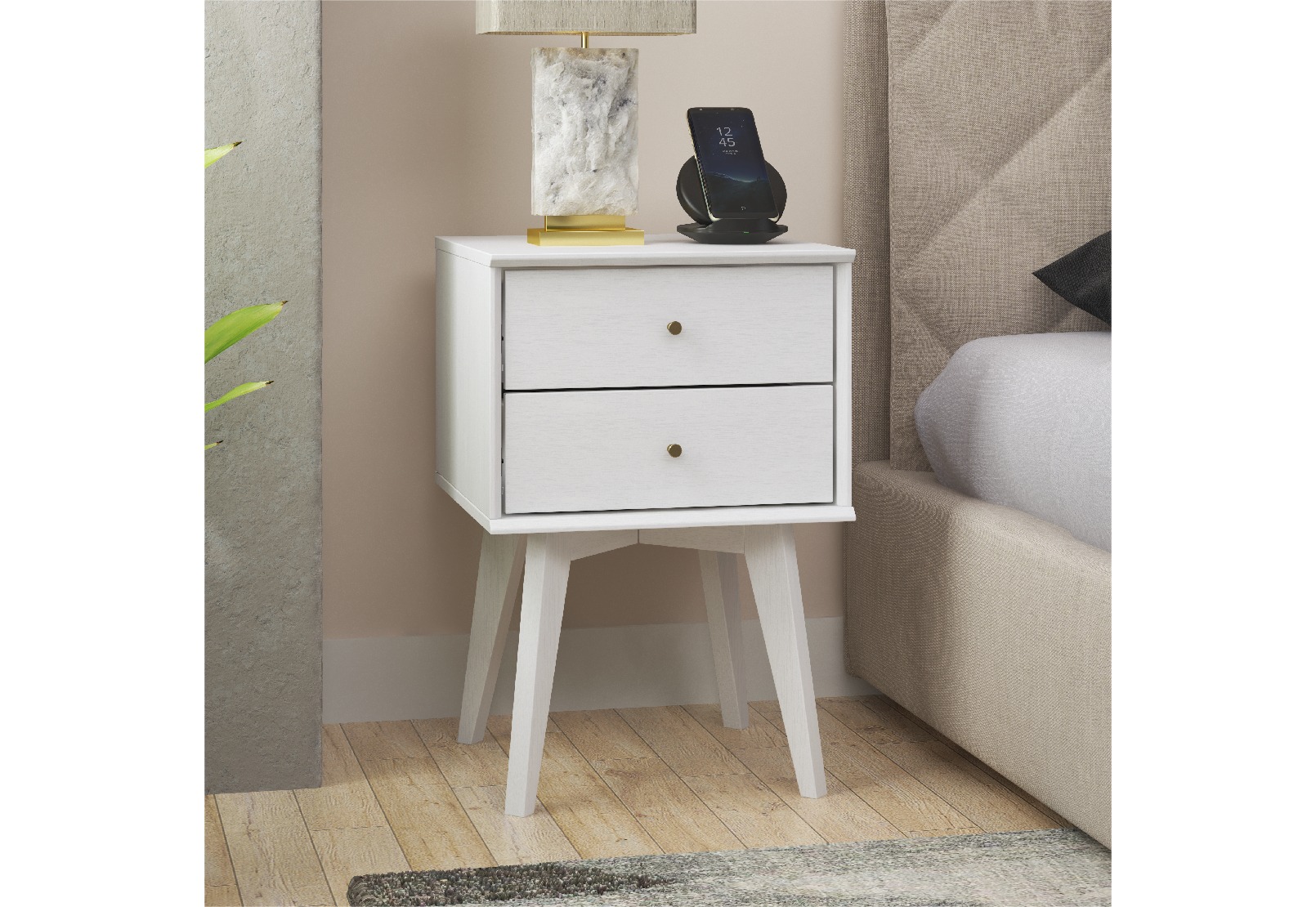 FIELDS 2 Drawer Bedside Table – image 9 of 9