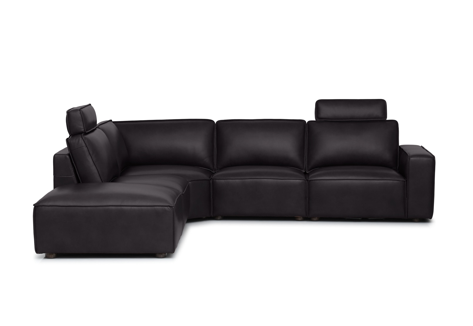 BARTELLE LEATHER 5 Piece LHF Corner Chaise – image 2 of 3