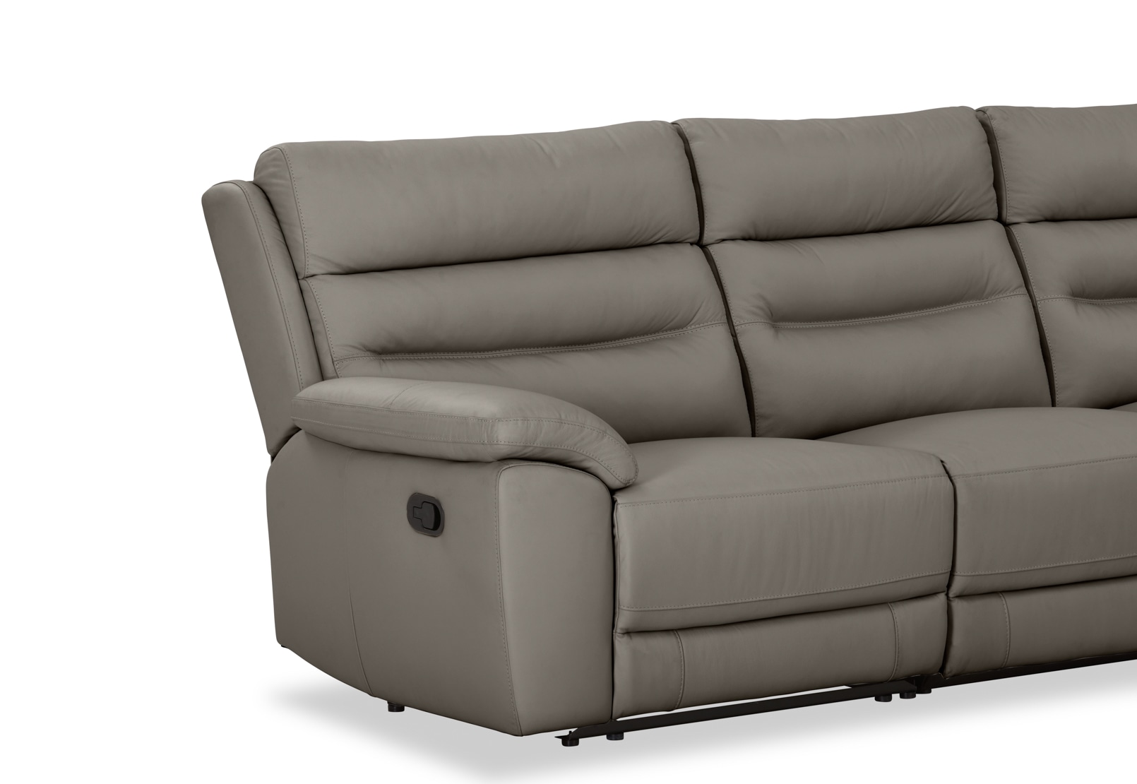 BEARMAN LEATHER 3 Seater Sofa with 2 inbuilt Recliners – image 10 of 15