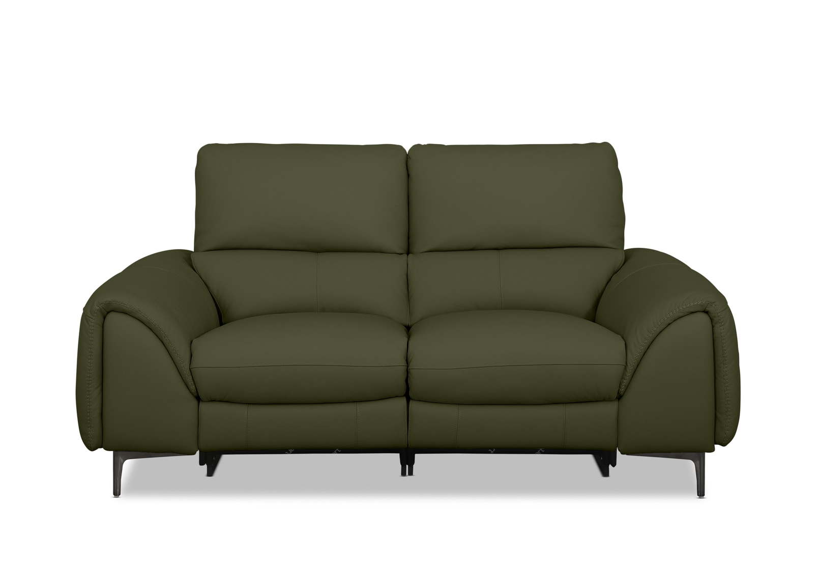 DOMINICO LEATHER 2 Seater Electric Recliners – image 1 of 7