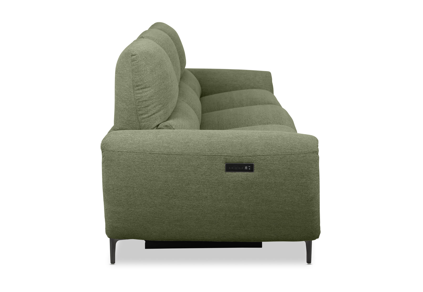 DOMINICO FABRIC 3 Seater with 2 inbuilt Electric Recliners – image 3 of 8