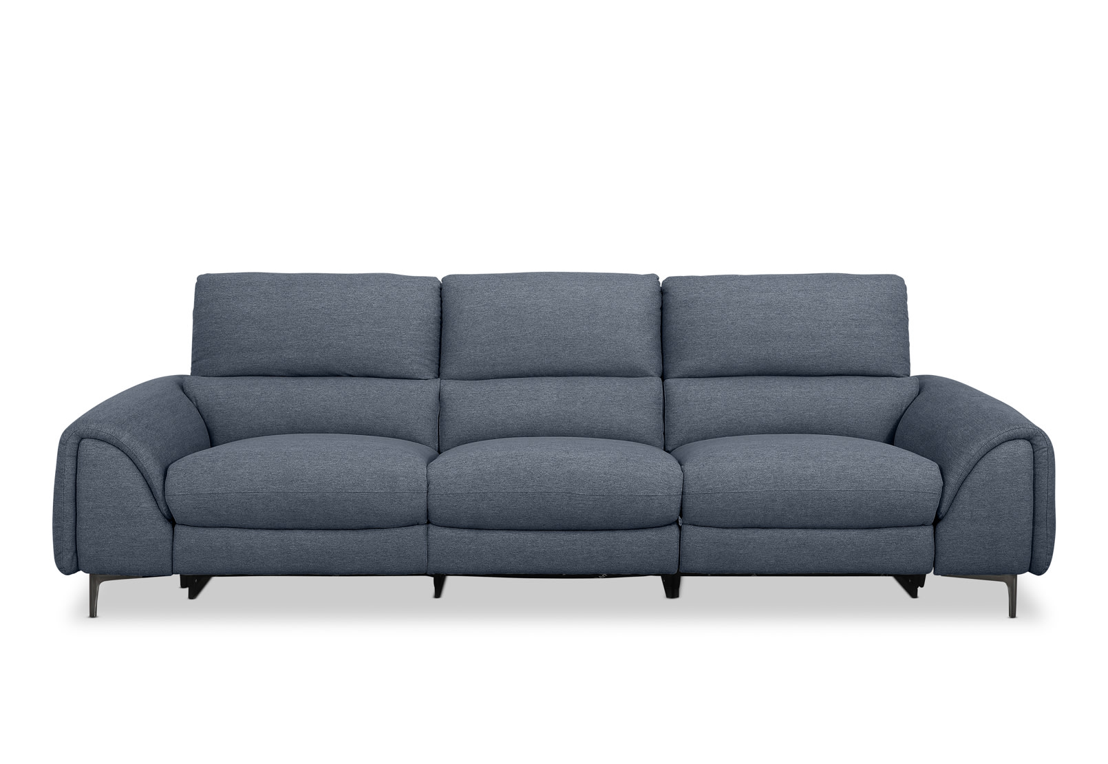 DOMINICO FABRIC 3 Seater with 2 inbuilt Electric Recliners – image 1 of 8