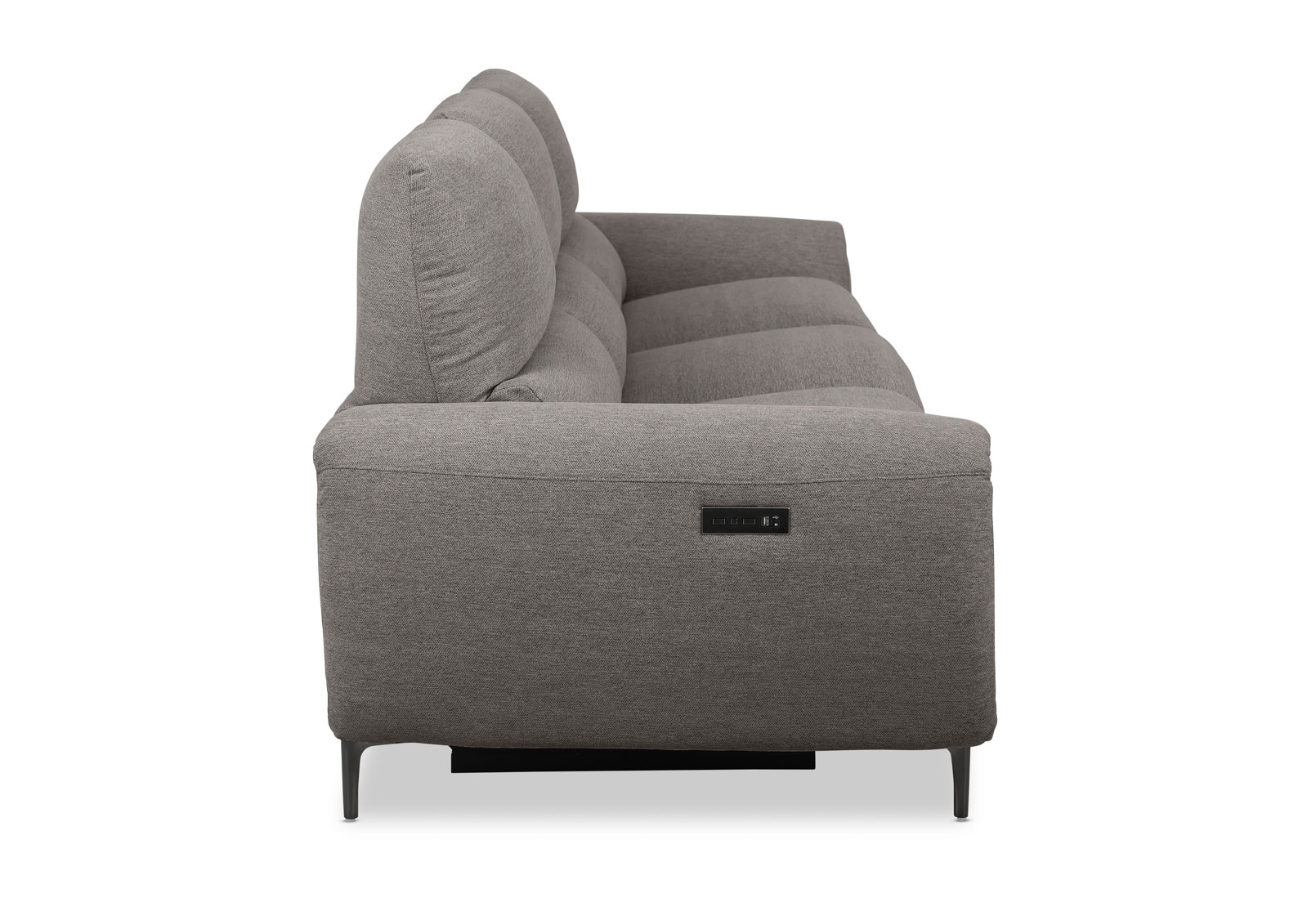 DOMINICO FABRIC 3 Seater with 2 inbuilt Electric Recliners – image 3 of 8