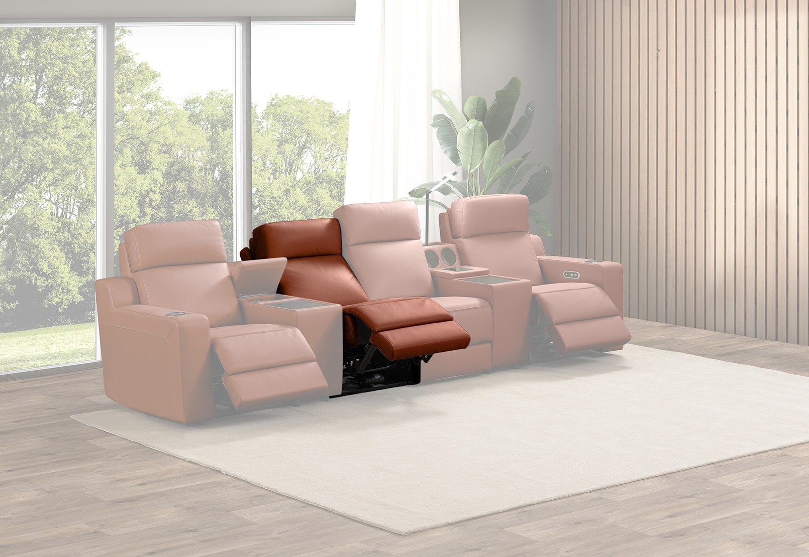RYKER Armless Chair with Dual Motor Recliner – image 1 of 10