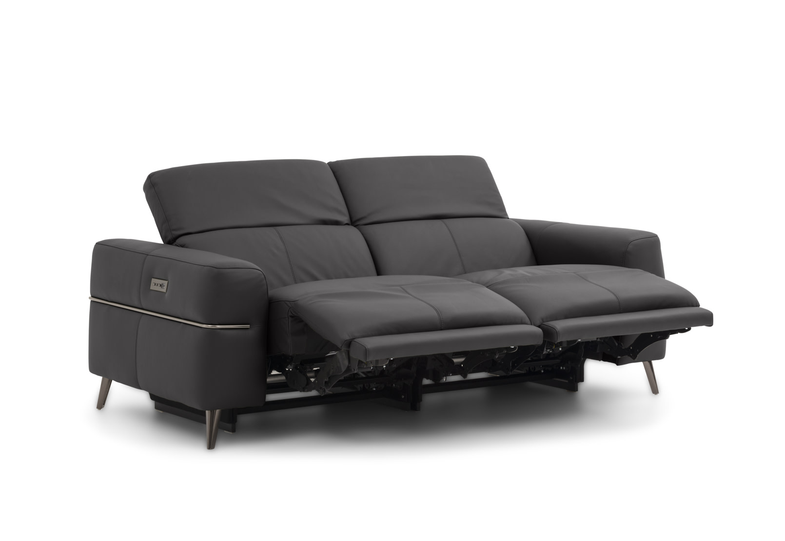 SERAFINI LEATHER 2.5 Seater with Inbuilt Electric Recliners – image 7 of 16
