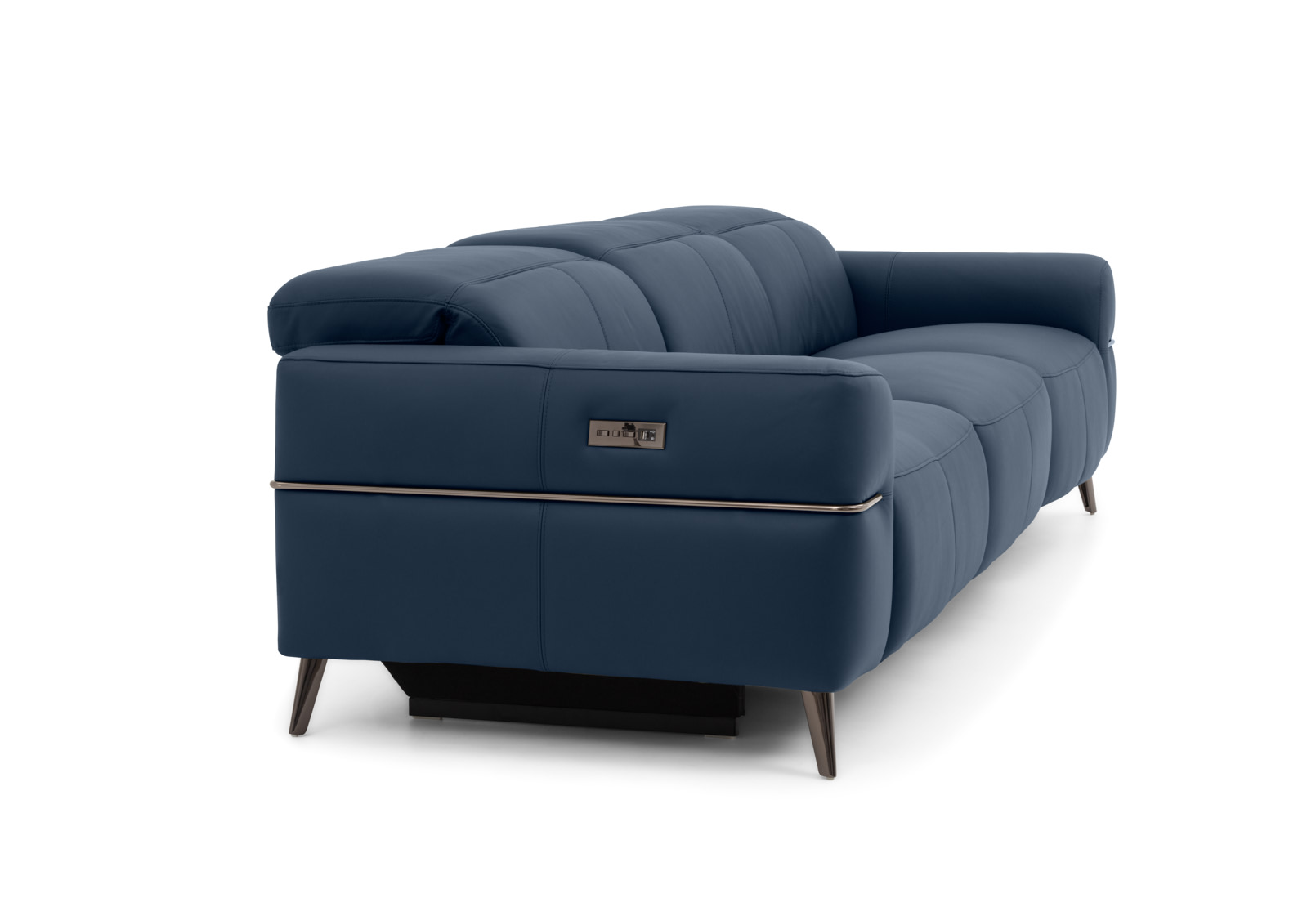 SERAFINI LEATHER 3.5 Seater with 2 Inbuilt Electric Recliners – image 9 of 16