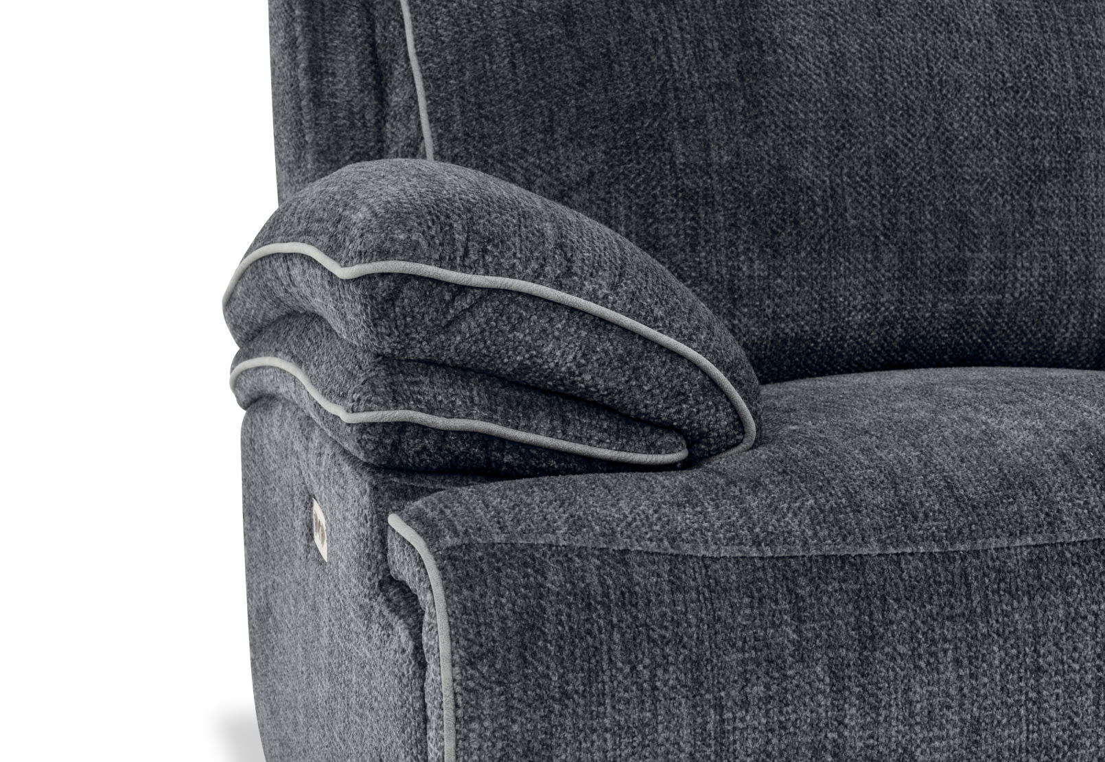 SEYMOUR FABRIC 3 Seater Electric Recliner – image 9 of 11