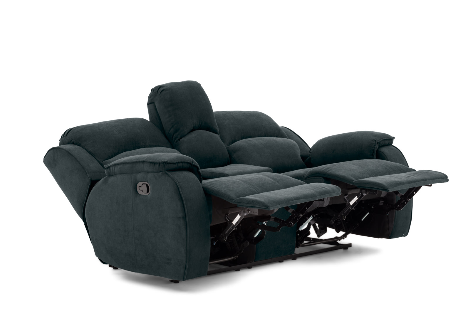 KAYDEN FABRIC 2 Seater with Inbuilt Recliners and Console – image 6 of 16