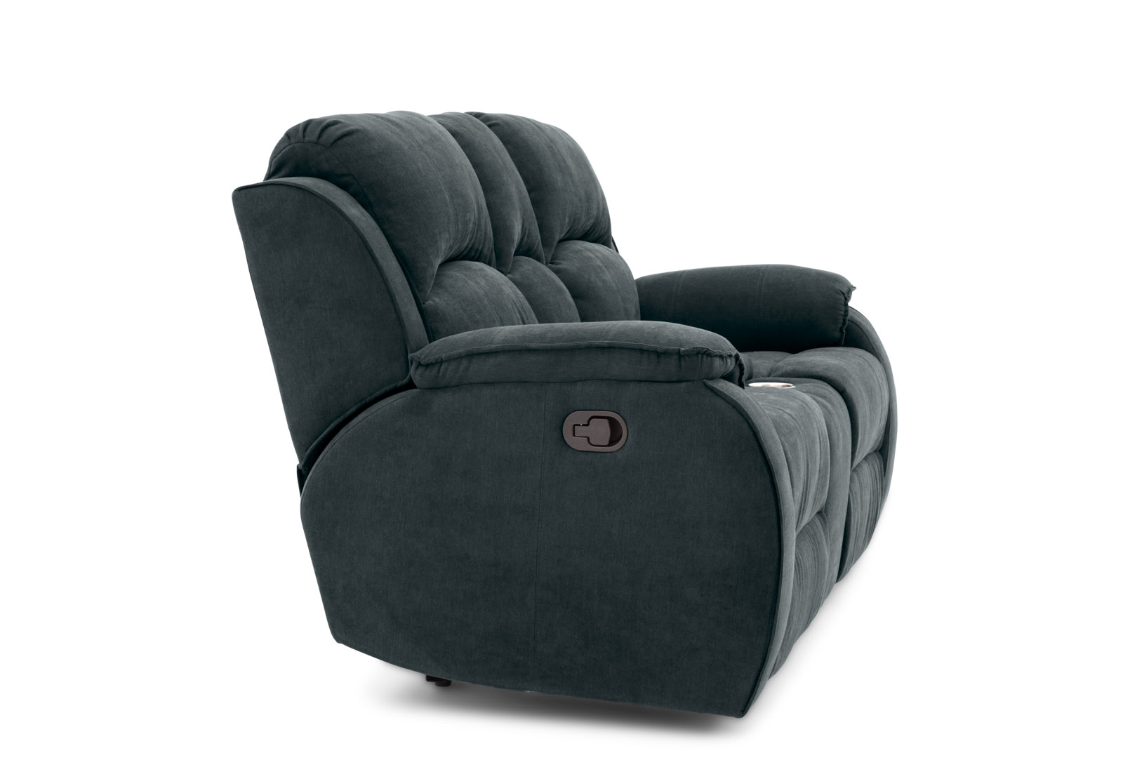 KAYDEN FABRIC 2 Seater with Inbuilt Recliners and Console – image 13 of 16
