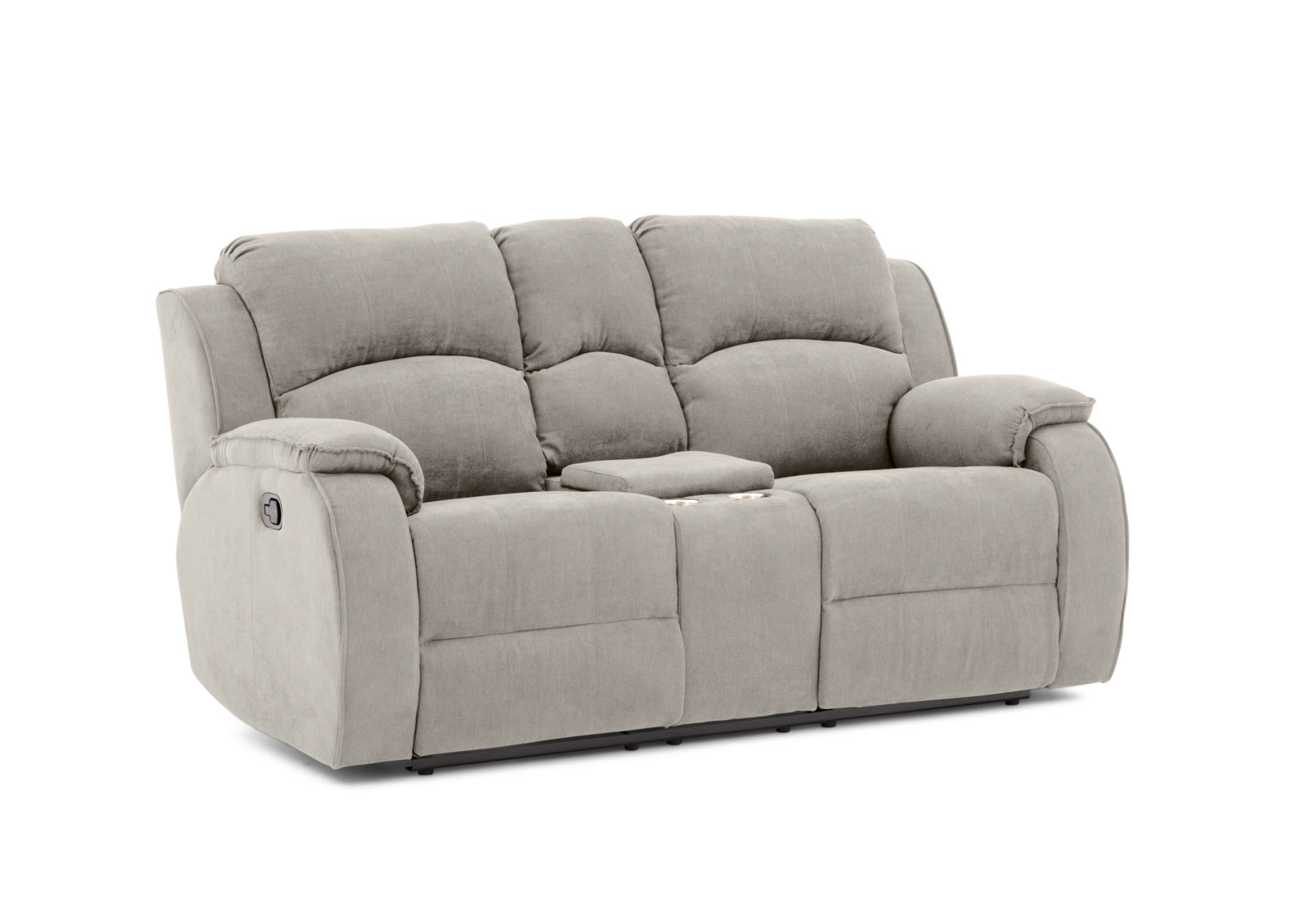 KAYDEN FABRIC 2 Seater with Inbuilt Recliners and Console – image 2 of 16
