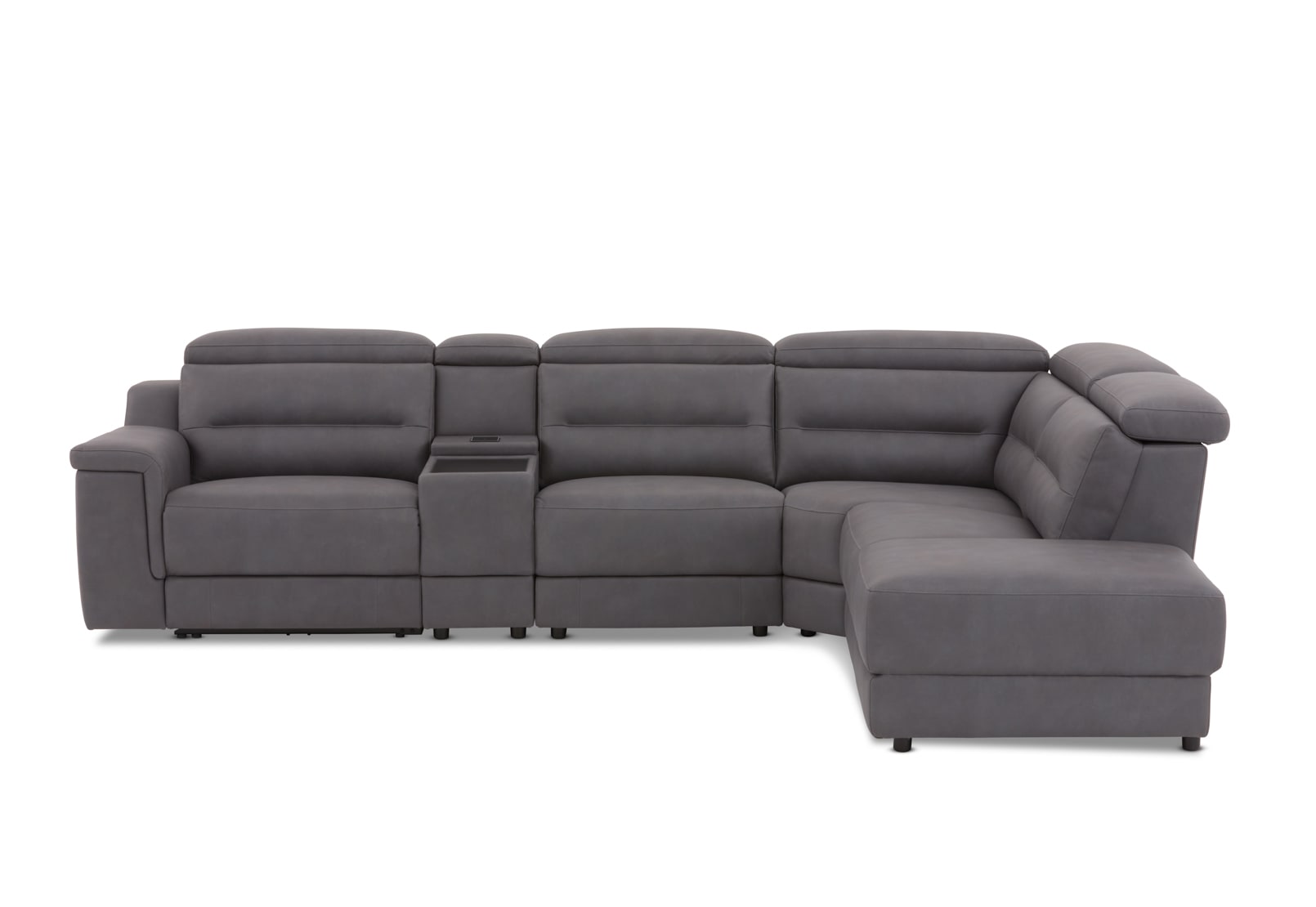 JEFFRIES CornerLoungewithElectricReclinersFabric – image 5 of 35