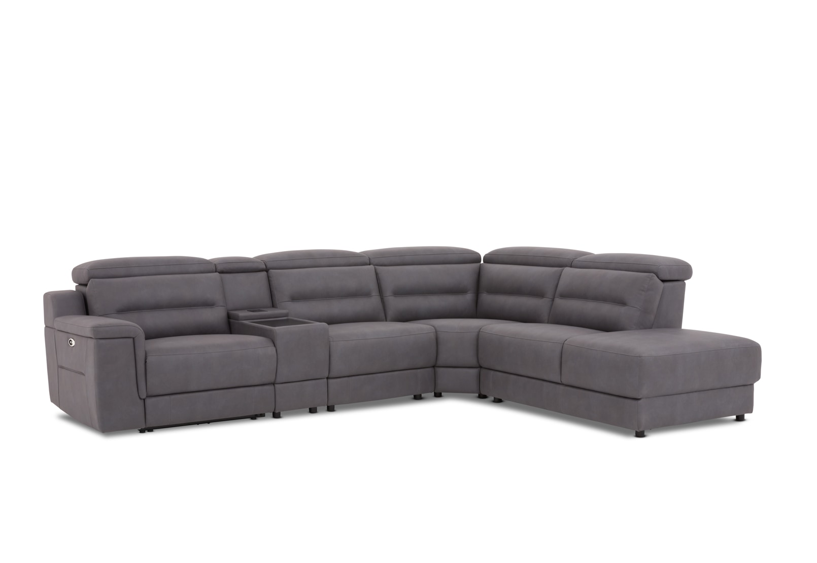 JEFFRIES CornerLoungewithElectricReclinersFabric – image 13 of 35
