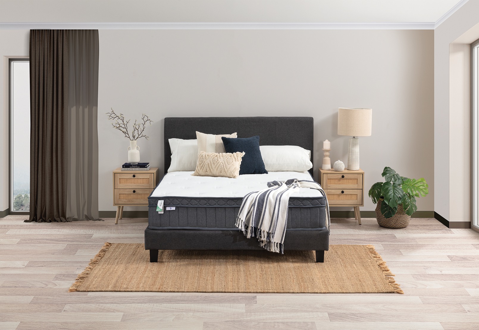 BLINDS ECO PVC TEAK 50MM SLATS LLAMA - REGIS Regis Queen Mattress – image 29 of 30