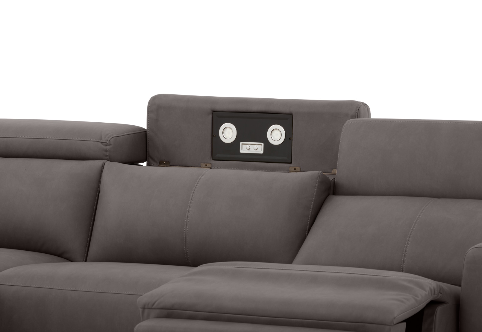 GAGE FABRIC 3 Seater Sofa with Electric Recliner & LHF Chaise – image 8 of 13