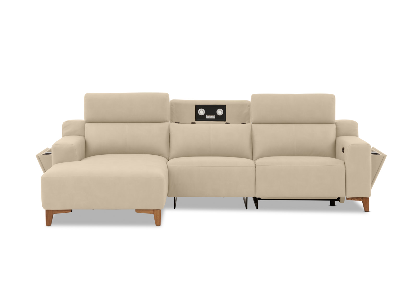 GAGE FABRIC 3 Seater Sofa with Electric Recliner & LHF Chaise – image 3 of 13