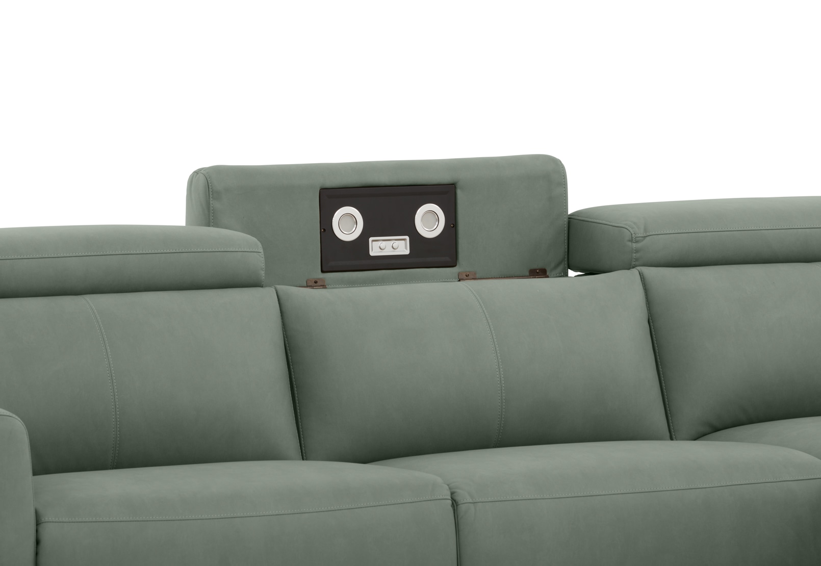GAGE FABRIC 3 Seater Sofa with Electric Recliner &  RHF Chaise – image 9 of 13