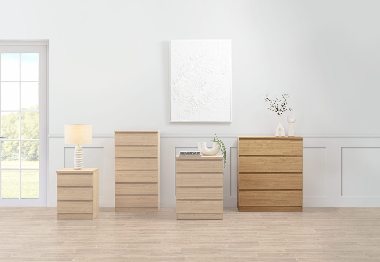 HOWARD 4 Drawer Wide Tall Chest – image 1 of 7