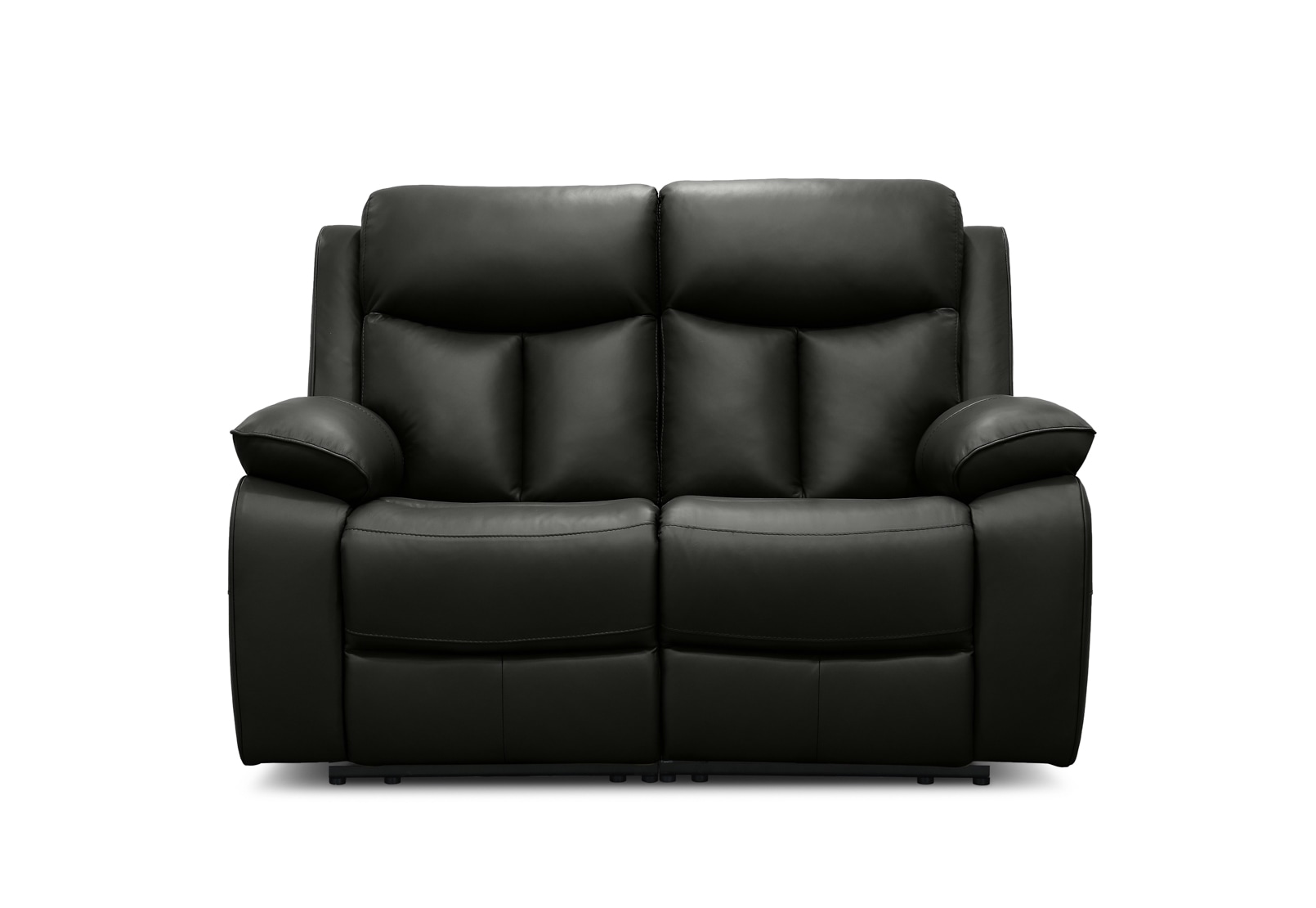 DACIA LEATHER 2 Seater Sofa with inbuilt Electric Recliners – image 1 of 9