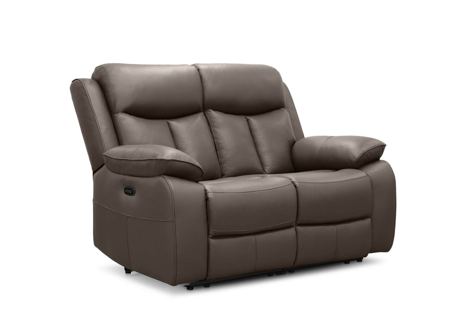 DACIA LEATHER 2 Seater Sofa with inbuilt Electric Recliners – image 3 of 13
