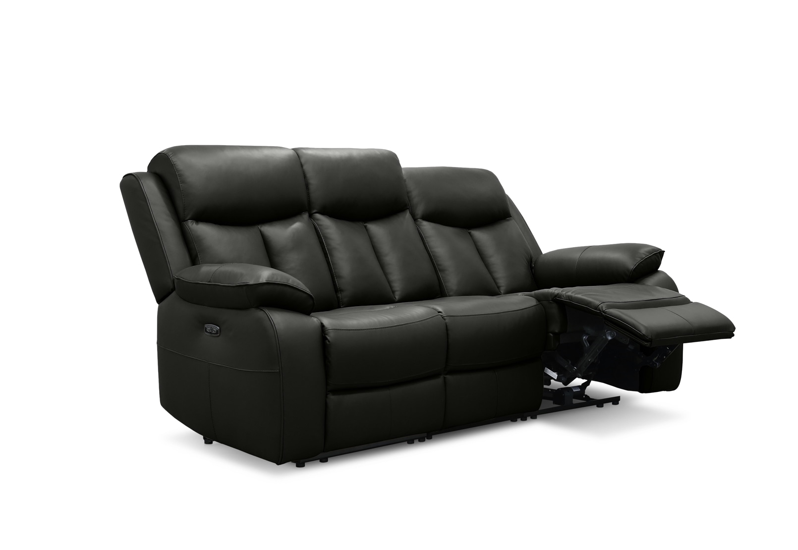 DACIA LEATHER 3 Seater Sofa with 2 inbuilt Electric Recliners – image 8 of 13