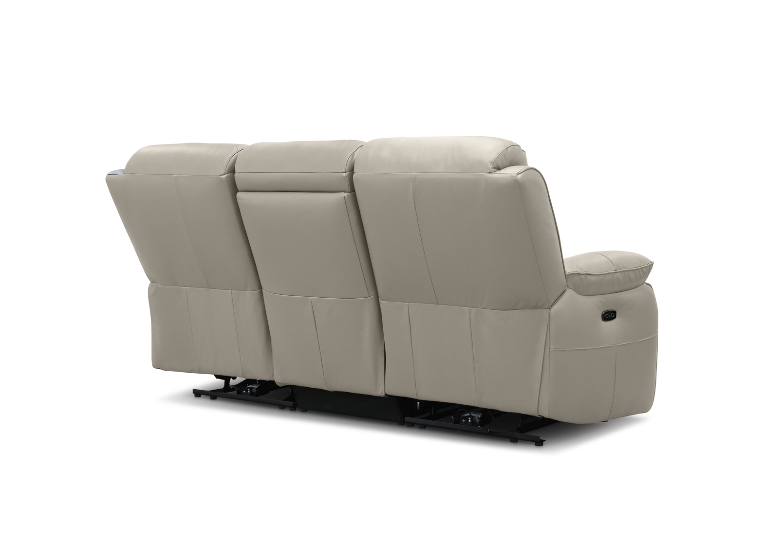 DACIA LEATHER 3 Seater Sofa with 2 inbuilt Electric Recliners – image 11 of 13