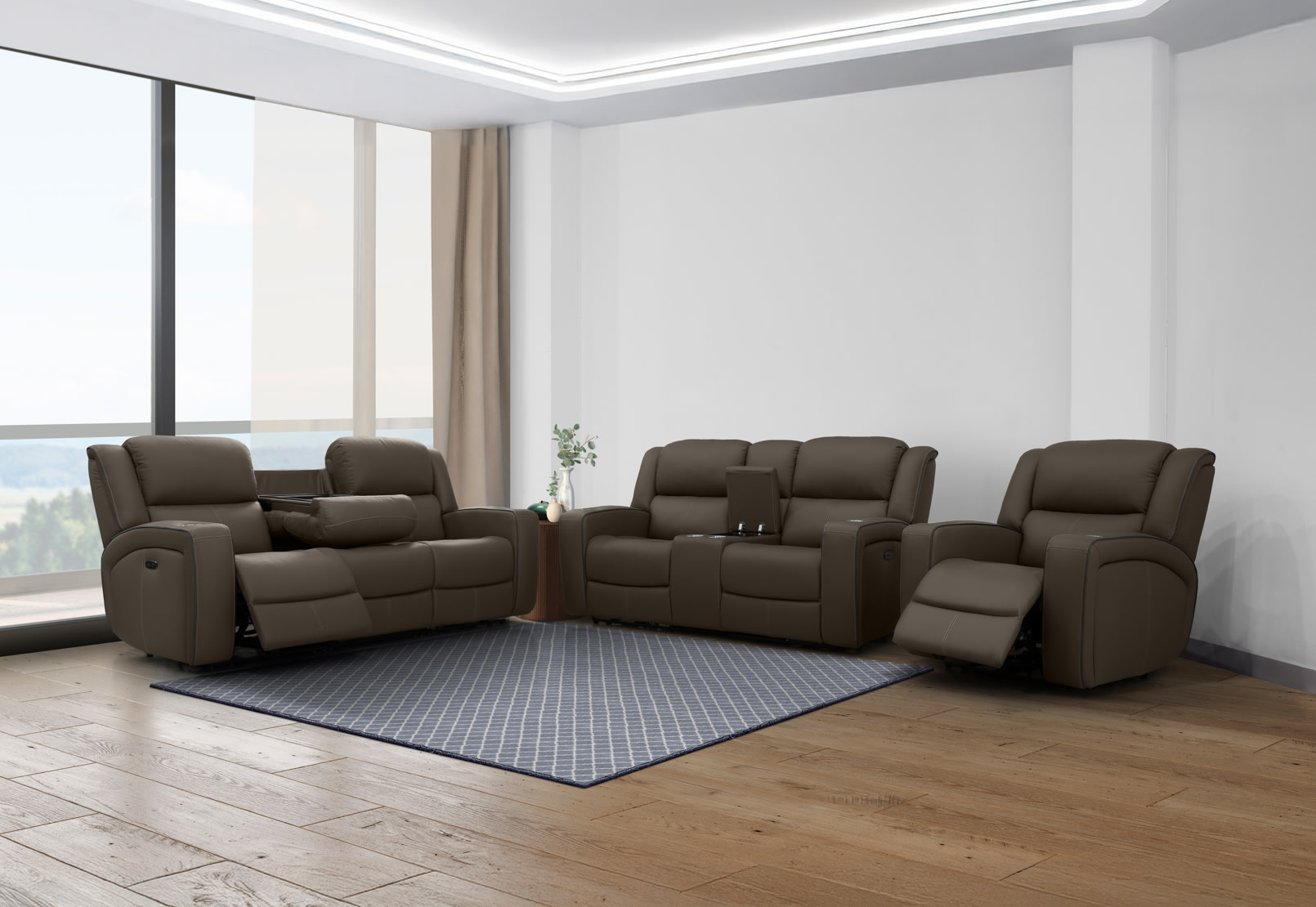 CAPALDI LEATHER 2 Seater Electric Recliners( Leather) – image 15 of 16