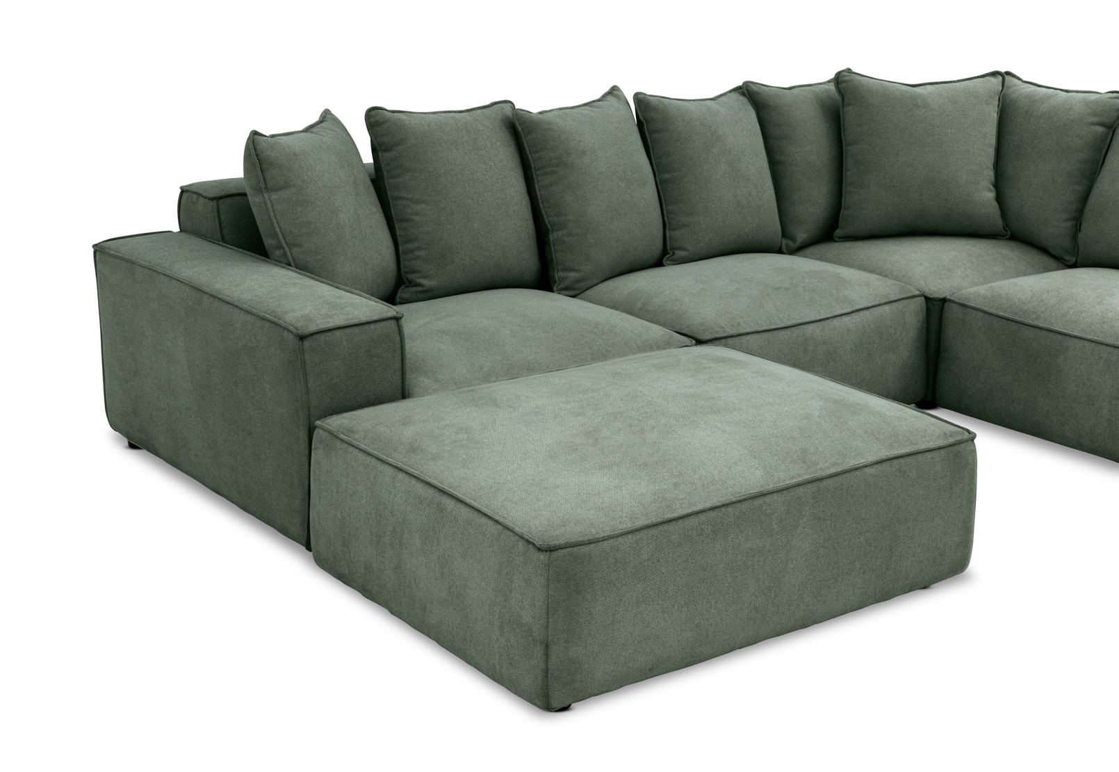 TILLEY FABRIC Corner Lounge with Ottoman ( Fabric) – image 4 of 9