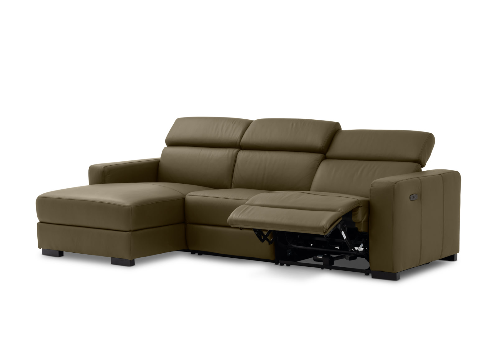 DAMIAN LEATHER 3 Seater Sofa with LHF Chaise (Leather) – image 7 of 19