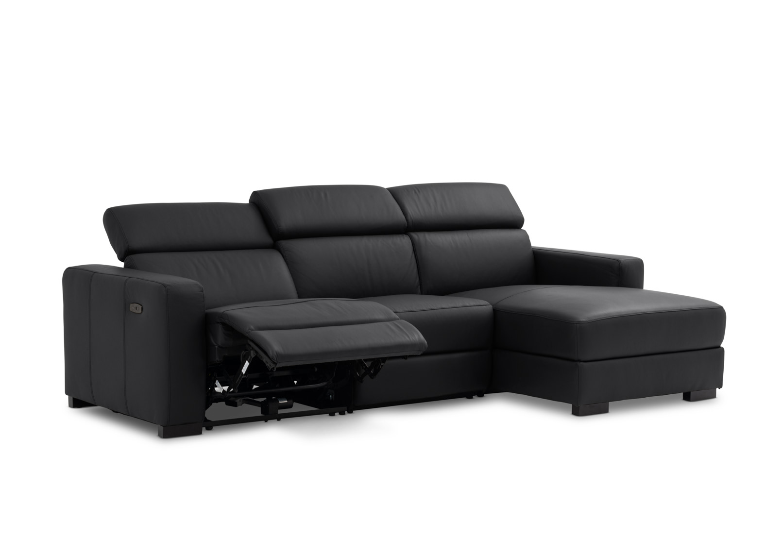 DAMIAN LEATHER 3 Seater Sofa with RHF Chaise (Leather) – image 7 of 19