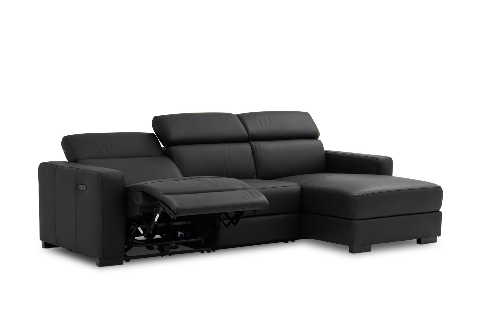 DAMIAN LEATHER 3 Seater Sofa with RHF Chaise (Leather) – image 8 of 19