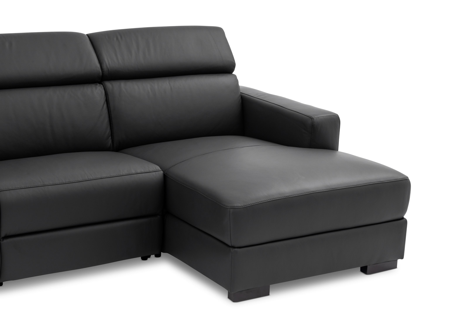 DAMIAN LEATHER 3 Seater Sofa with RHF Chaise (Leather) – image 9 of 19