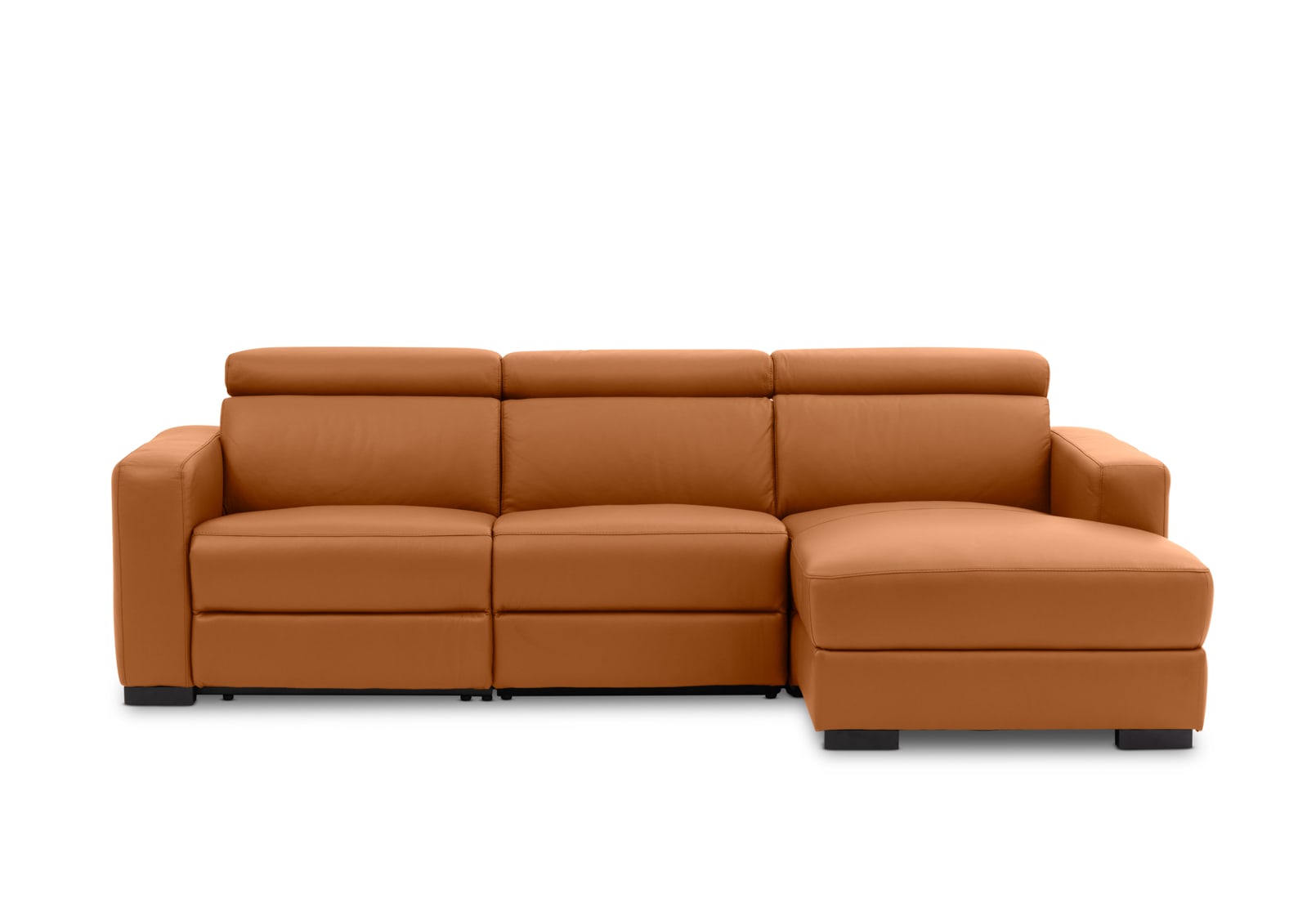 DAMIAN LEATHER 3 Seater Sofa with RHF Chaise (Leather) – image 2 of 19