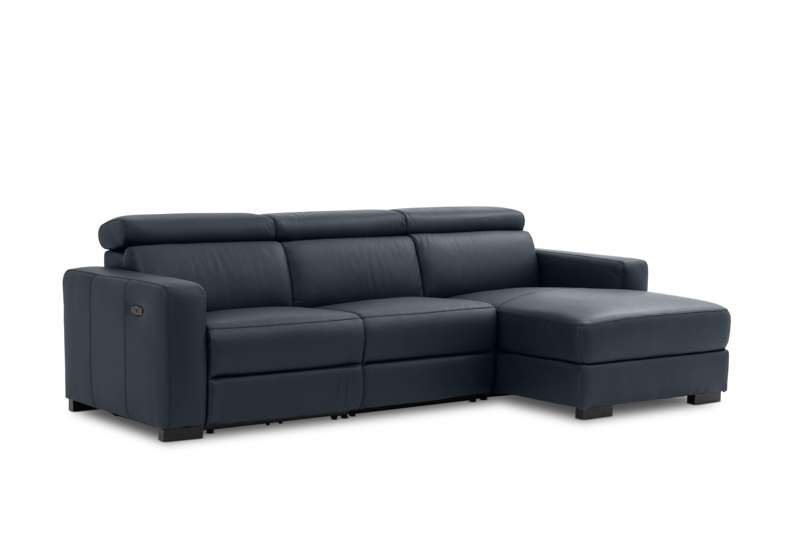 DAMIAN LEATHER 3 Seater Sofa with RHF Chaise (Leather) – image 3 of 19