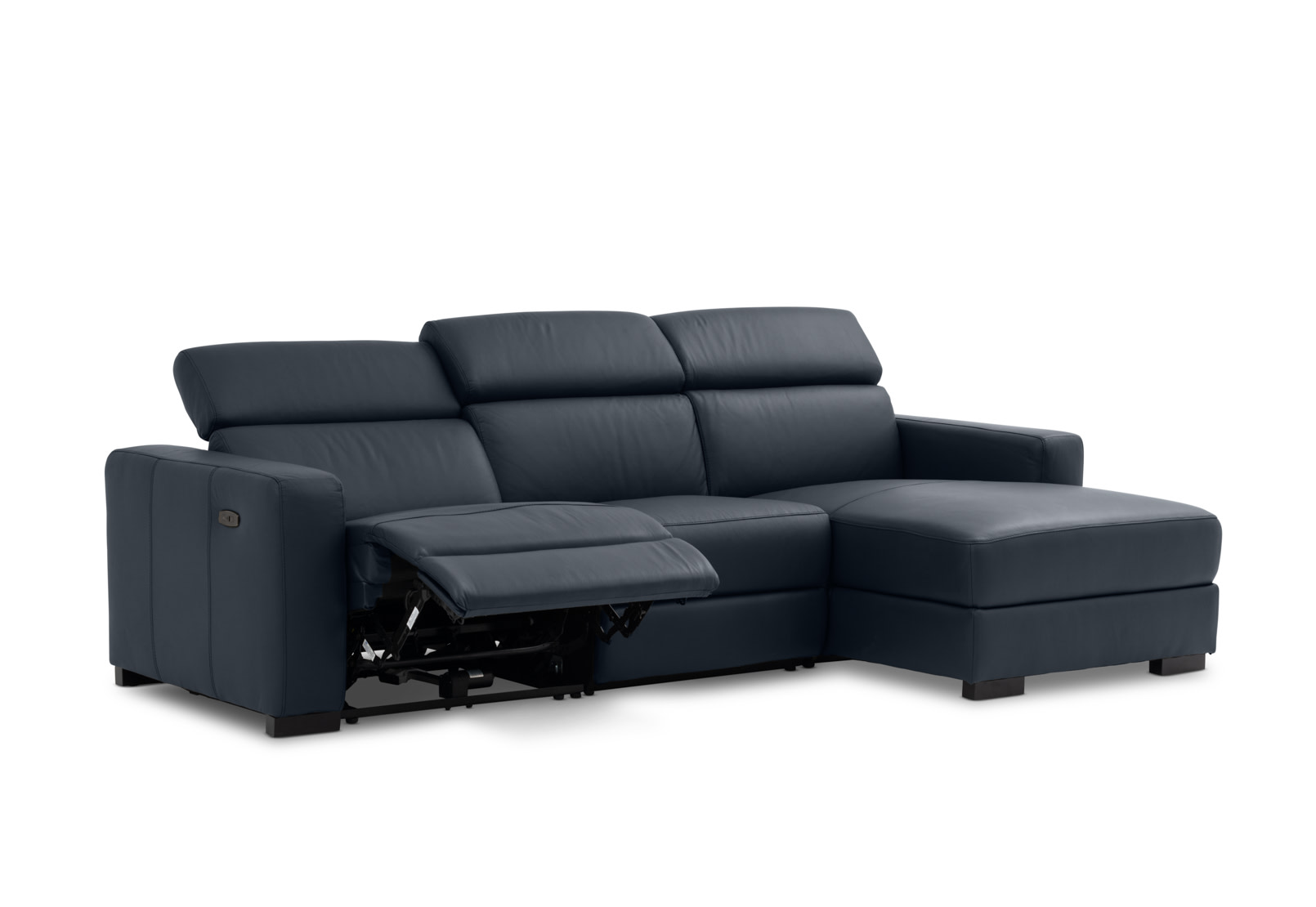 DAMIAN LEATHER 3 Seater Sofa with RHF Chaise (Leather) – image 7 of 19