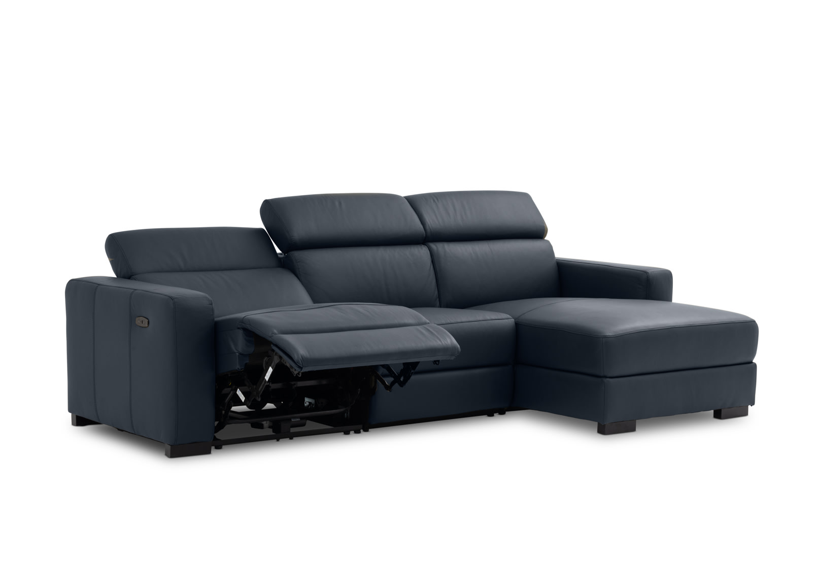 DAMIAN LEATHER 3 Seater Sofa with RHF Chaise (Leather) – image 8 of 19