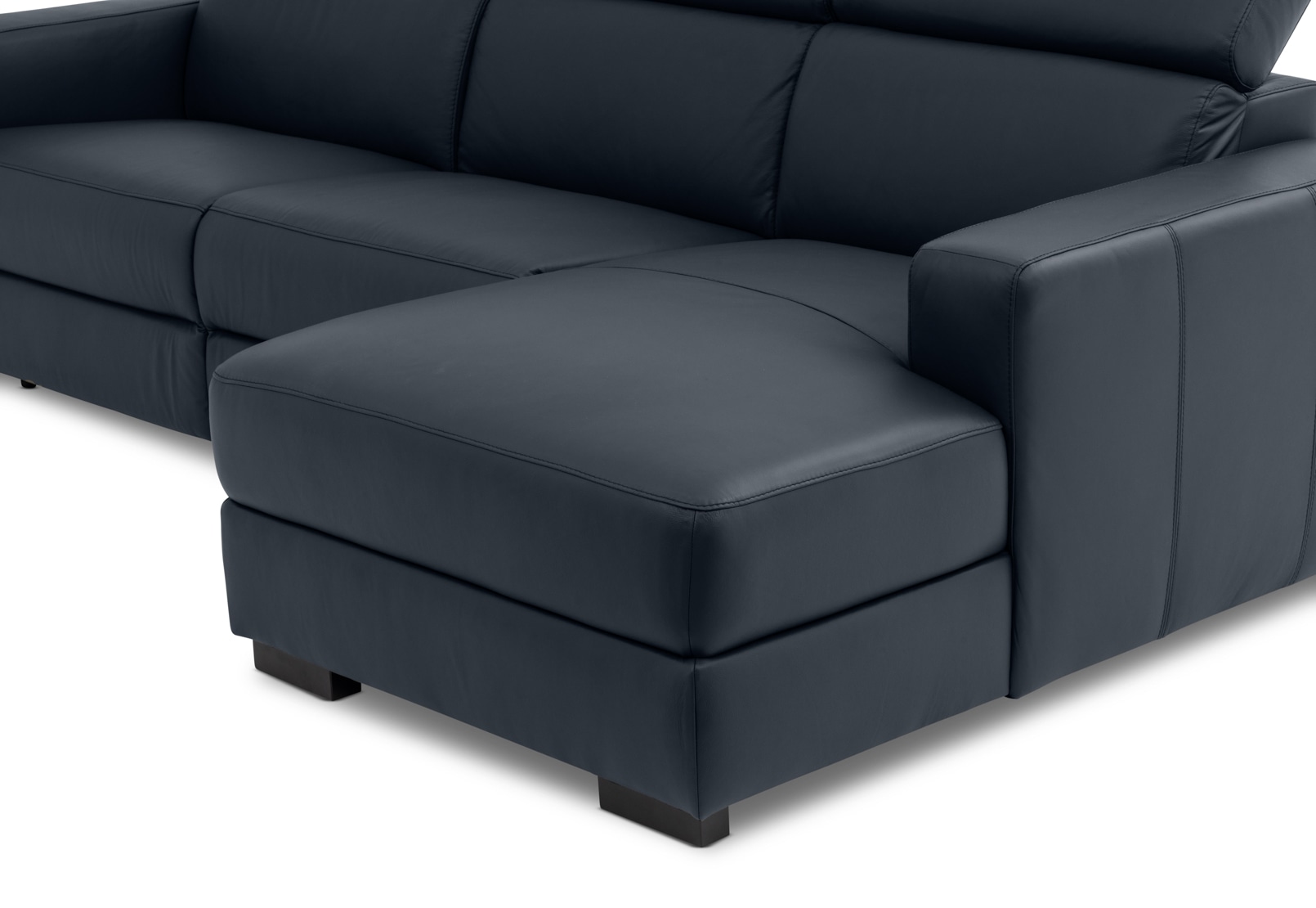 DAMIAN LEATHER 3 Seater Sofa with RHF Chaise (Leather) – image 13 of 19