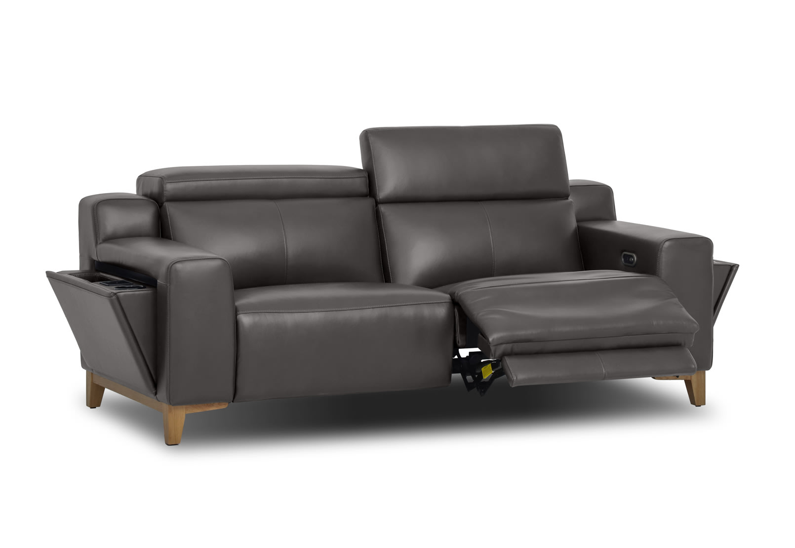 GAGE LEATHER 2 Seater with Inbuilt Electric Recliners – image 4 of 5