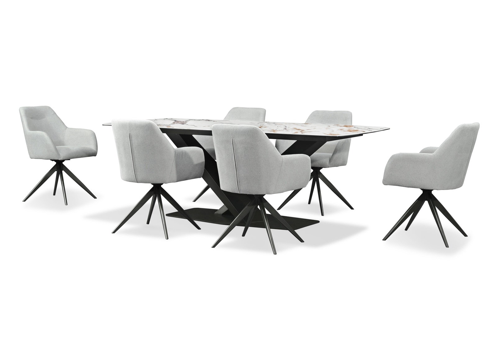 LEGANA 7PCE WITH ARYAN CHAIRS – image 4 of 8