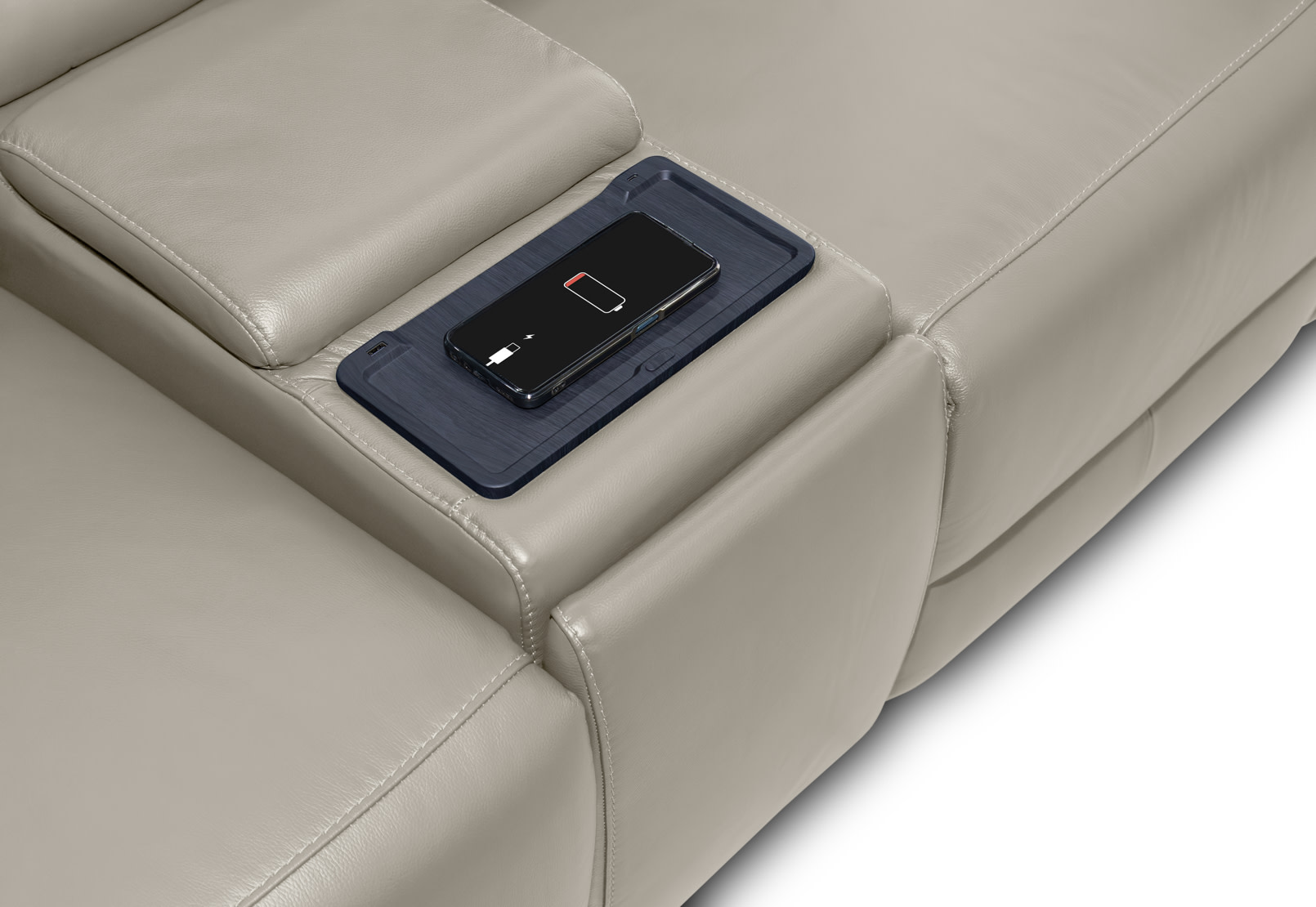 REMUS LEATHER 2 Seater Electirc Recliners (Leather) – image 7 of 11